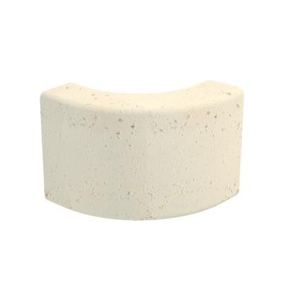 Бордюр парковий Травертин радіусний 90 градусів Бордюр парковий Травертин радіусний 90 градусів