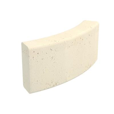 Бордюр парковий Травертин радіусний 45 градусів Бордюр парковий Травертин радіусний 45 градусів