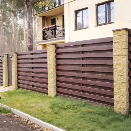 Блок декоративний односторонній скол (400х200х200)
