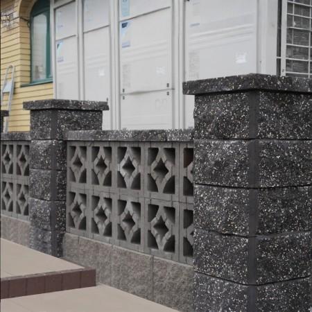 Блок декоративний односторонній скол (400х200х200)