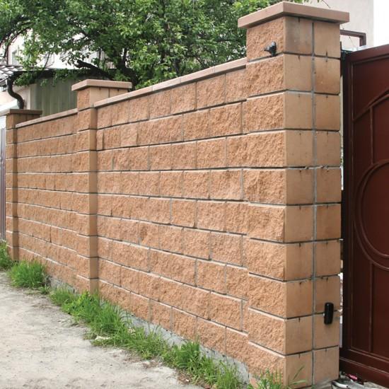 Блок декоративный двухсторонний скол (400х200х200)