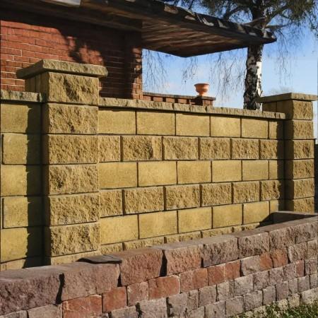 Блок декоративний односторонній скол (400х200х200)