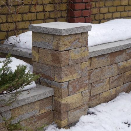 Крышка Плита декоративная для столба 450x225 Крышка Плита декоративная для столба 450x225