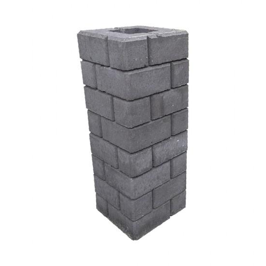 блок гладкий для столба (300х300х100)