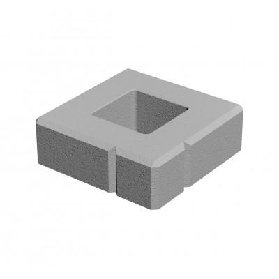 Блок гладкий для стовпа (300х300х100) Блок гладкий для стовпа (300х300х100)