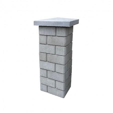 блок гладкий для стовпа (300х300х100)