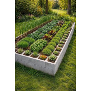 Висока грядка Блок для вентиляційних каналів