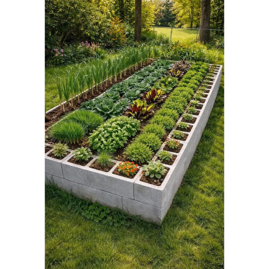 Висока грядка Блок для вентиляційних каналів