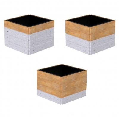 Цветочница кубическая комбинированная h-615 Цветочница кубическая комбинированная h-615