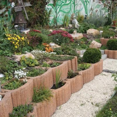 Квітник вібропресований квадратний