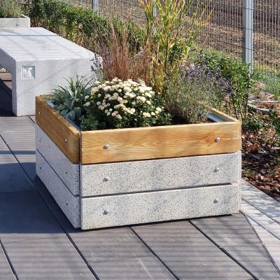 Цветочница кубическая комбинированная h-460 Цветочница кубическая комбинированная h-460