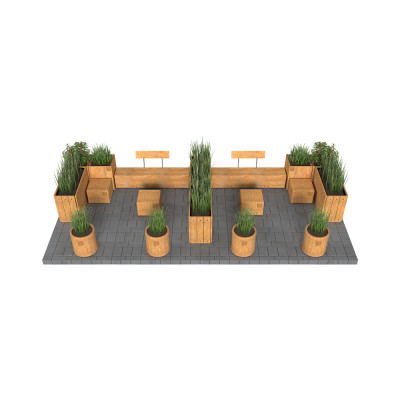 Парклет Брускета Форест №2 