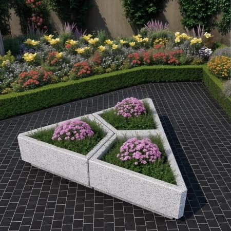 Квітник Гранде-Барселона кутовий шліфований (1)