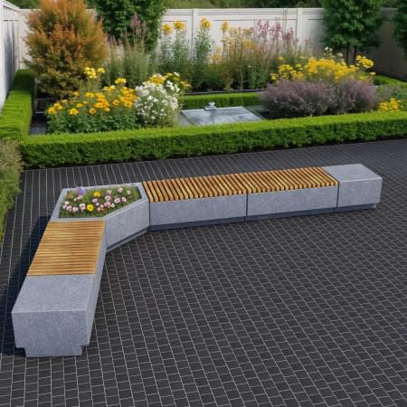 Квітник Гранде-Барселона кутовий шліфований (3)