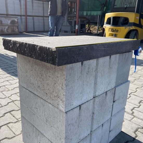 Крышка Плита декоративная 450x700 (две колотые стороны)