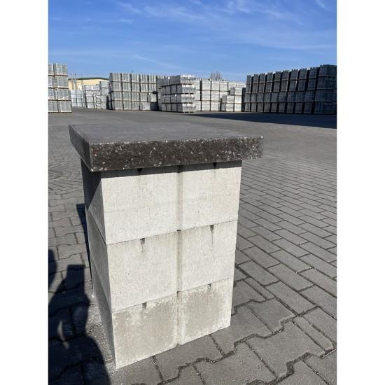 Кришка Плита декоративна 450x600 (дві колоті сторони)
