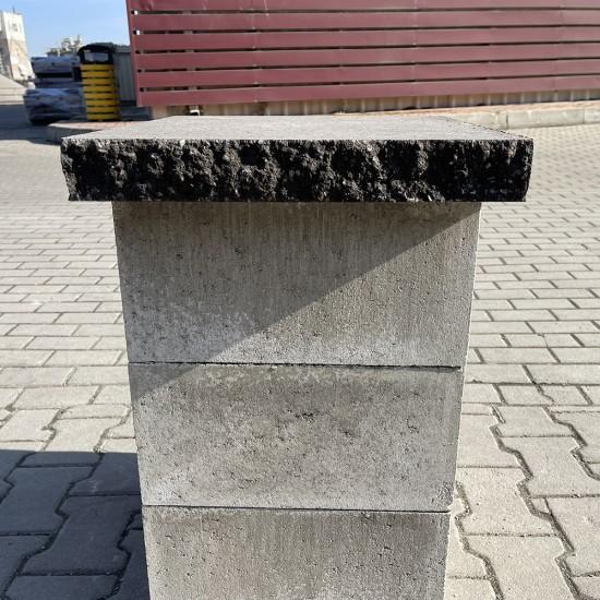 Крышка Плита декоративная 450x500 (две колотые стороны)