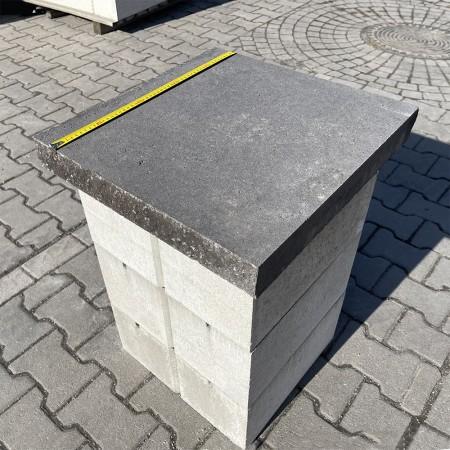 Кришка Плита декоративна 450x500 (дві колоті сторони)