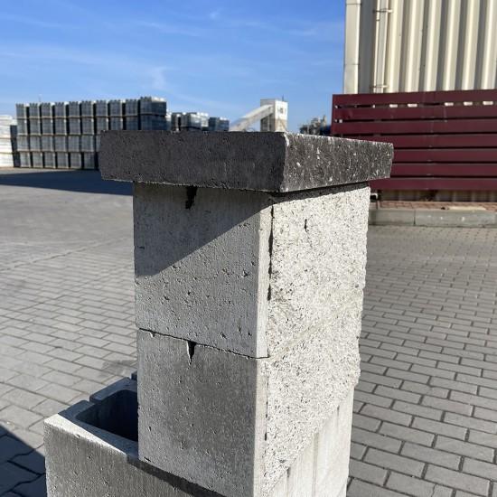 Крышка Плита декоративная 450x250 (две колотые стороны)