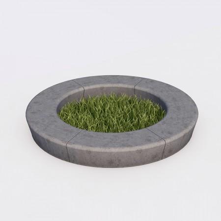 9. Лавочка Лидо радиусная 60 °