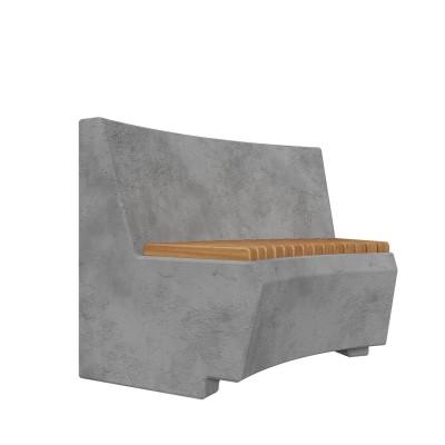 Лавка Люверс радіусна 45 градусів внутрішня  зі спинкою (7) Лавка Люверс радіусна 45 градусів внутрішня  зі спинкою (7)