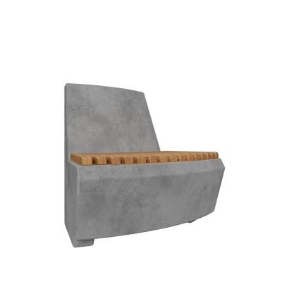 Лавка Люверс радіусна 45 градусів зовнішня зі спинкою (8) Лавка Люверс радіусна 45 градусів зовнішня зі спинкою (8)