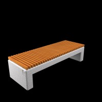 Дерев'яна нотка в бетонному комфорті: оновлена лавка "Соло" від Золотого Мандарина
