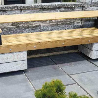 Лавка Модерн з двома підлокітниками Лавка Модерн з двома підлокітниками