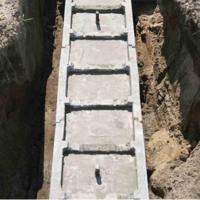 Блок незнімної опалубки (510х400х235) Блок незнімної опалубки (510х400х235)