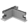 Блок незнімної опалубки (510х250х235)