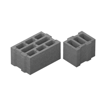 Блок стеновой (400х250х200) Блок стеновой (400х250х200)