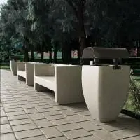 Урна "Монтана" – поєднання бетону та металу в сучасному дизайні