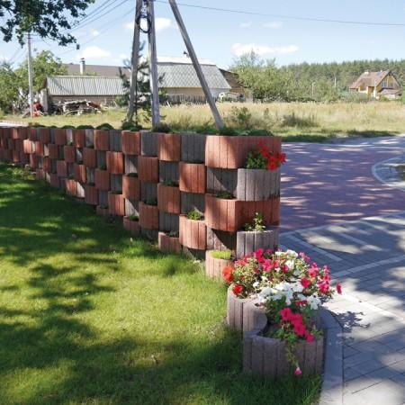 Цветочница вибропрессованная круглая