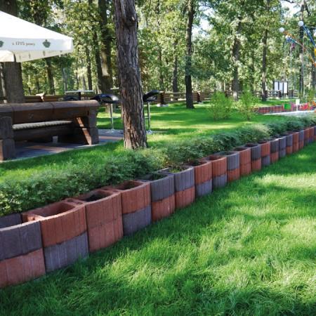 Цветочница вибропрессованная квадратная
