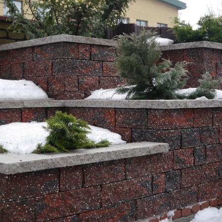 Крышка Плита декоративная для парапета угловая 400x250 Крышка Плита декоративная для парапета угловая 400x250