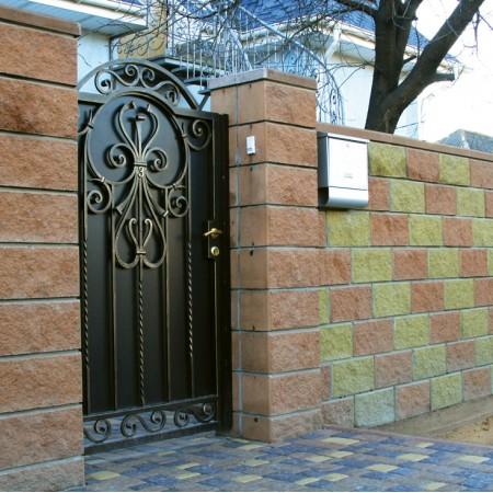 Блок декоративний двосторонній скол (400х200х200)
